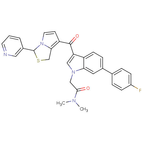 Chemical structure of BindingDB Monomer ID 50285986