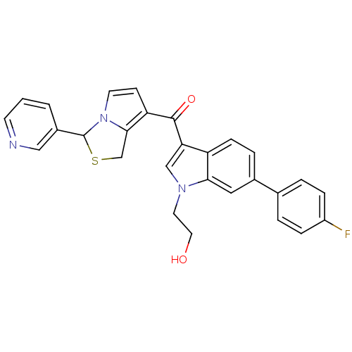 Chemical structure of BindingDB Monomer ID 50285994