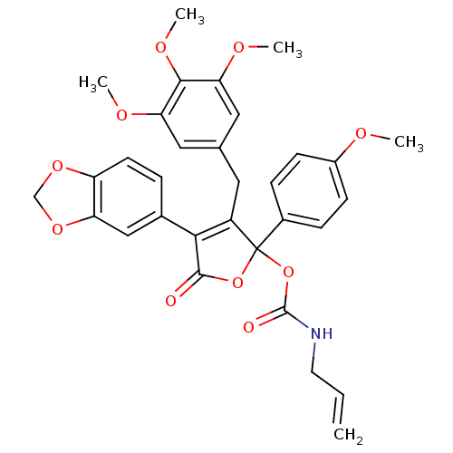 Chemical structure of BindingDB Monomer ID 50290982