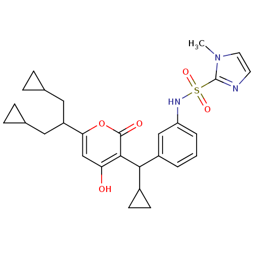 Chemical structure of BindingDB Monomer ID 50291061