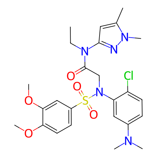 Chemical structure of BindingDB Monomer ID 50293234