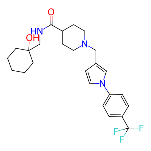 Chemical structure of BindingDB Monomer ID 50296023
