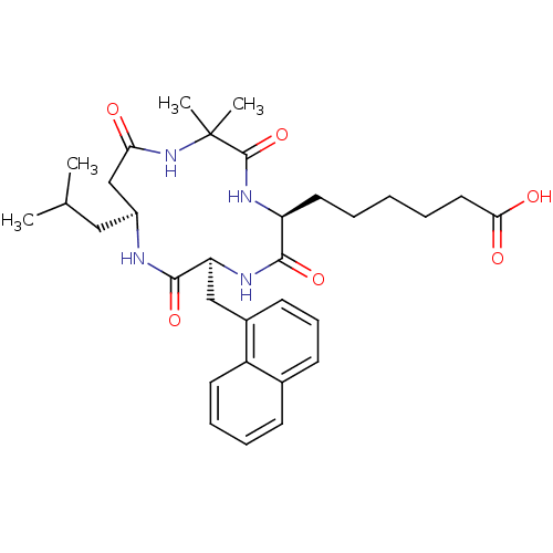 Chemical structure of BindingDB Monomer ID 50302063