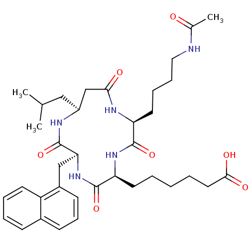 Chemical structure of BindingDB Monomer ID 50302075