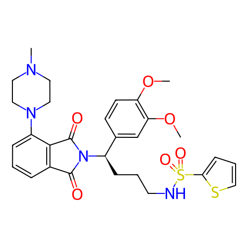 Chemical structure of BindingDB Monomer ID 50302248