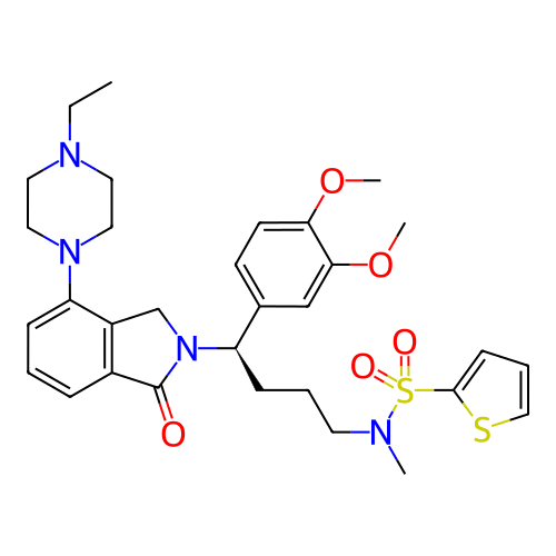 Chemical structure of BindingDB Monomer ID 50302261