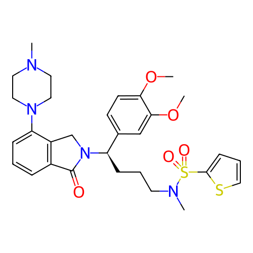 Chemical structure of BindingDB Monomer ID 50302263