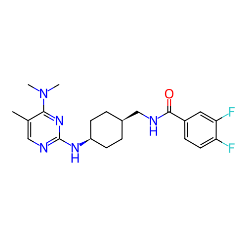 Chemical structure of BindingDB Monomer ID 50302564