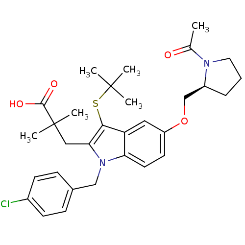Chemical structure of BindingDB Monomer ID 50304907
