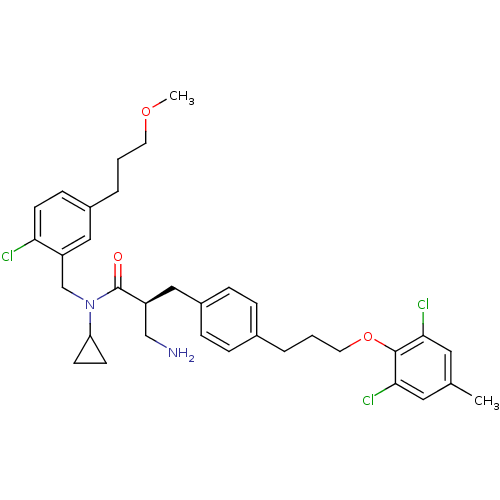 Chemical structure of BindingDB Monomer ID 50314646