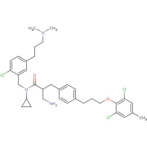 Chemical structure of BindingDB Monomer ID 50314650
