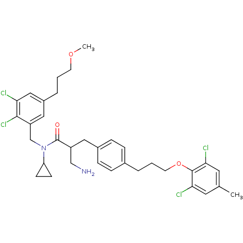 Chemical structure of BindingDB Monomer ID 50314651