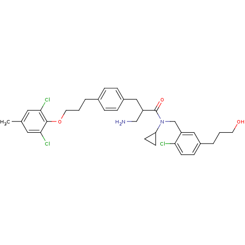 Chemical structure of BindingDB Monomer ID 50314654