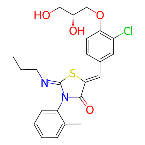 Chemical structure of BindingDB Monomer ID 50316768