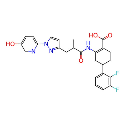 Chemical structure of BindingDB Monomer ID 50319247