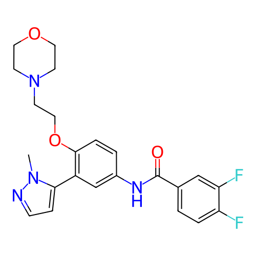 Chemical structure of BindingDB Monomer ID 50319422