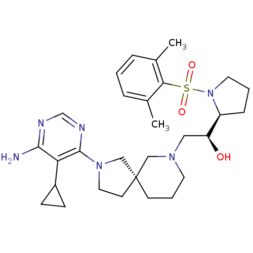 Chemical structure of BindingDB Monomer ID 50340291