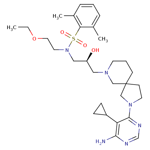Chemical structure of BindingDB Monomer ID 50340309