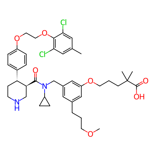 Chemical structure of BindingDB Monomer ID 50340417