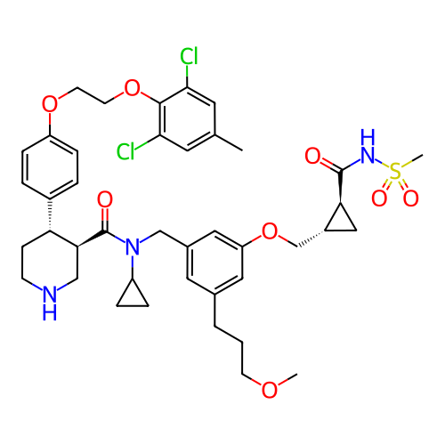 Chemical structure of BindingDB Monomer ID 50340421