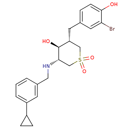 Chemical structure of BindingDB Monomer ID 50341184