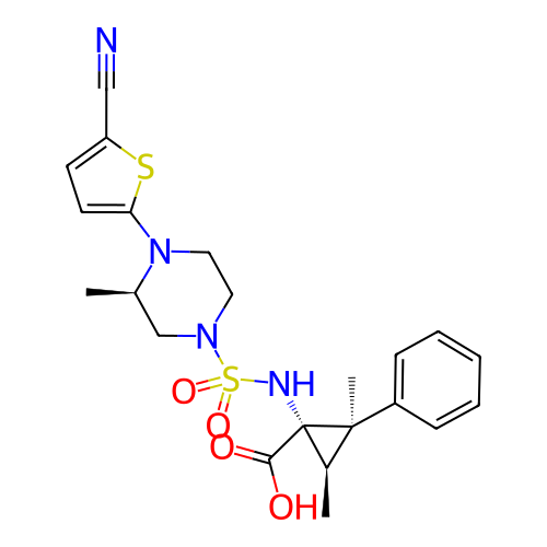 Chemical structure of BindingDB Monomer ID 50341814