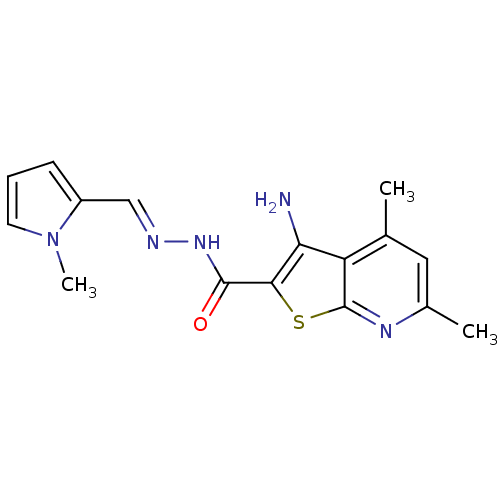 Chemical structure of BindingDB Monomer ID 50342384