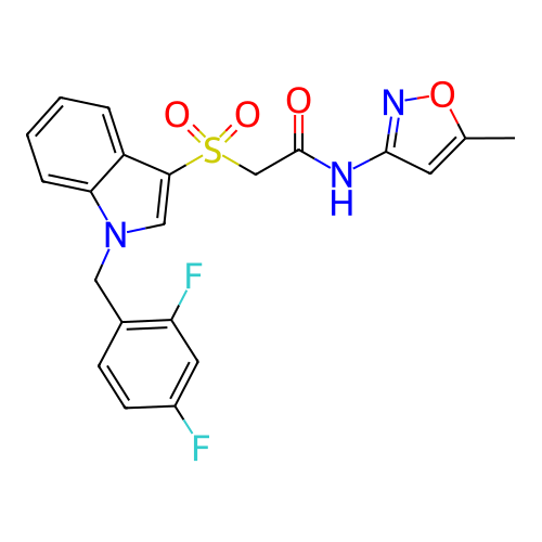 Chemical structure of BindingDB Monomer ID 50343172