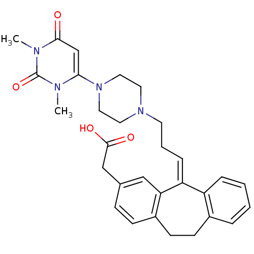 Chemical structure of BindingDB Monomer ID 50343582