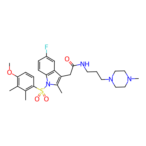 Chemical structure of BindingDB Monomer ID 50345083
