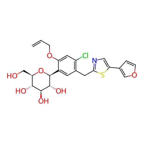 Chemical structure of BindingDB Monomer ID 50345354
