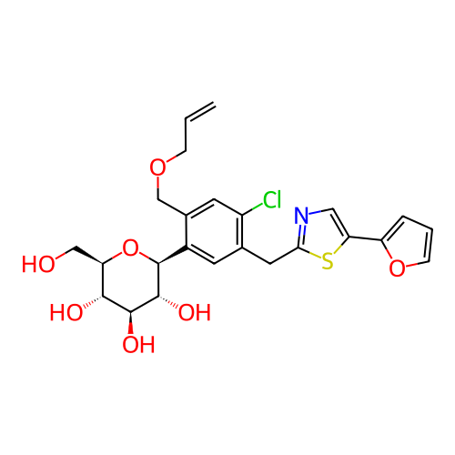 Chemical structure of BindingDB Monomer ID 50345371