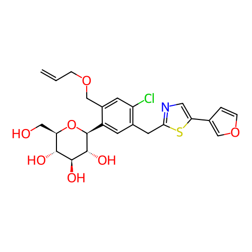 Chemical structure of BindingDB Monomer ID 50345372