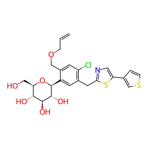 Chemical structure of BindingDB Monomer ID 50345374