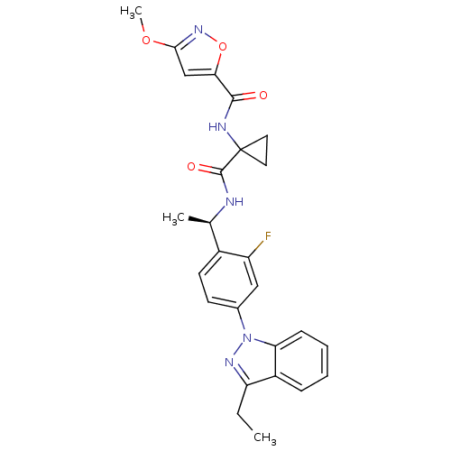 Chemical structure of BindingDB Monomer ID 50347356