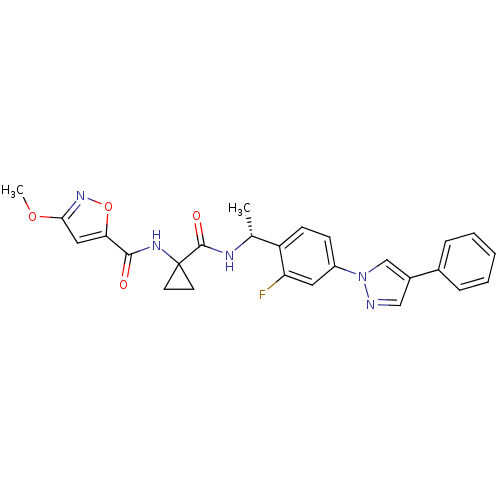 Chemical structure of BindingDB Monomer ID 50347366