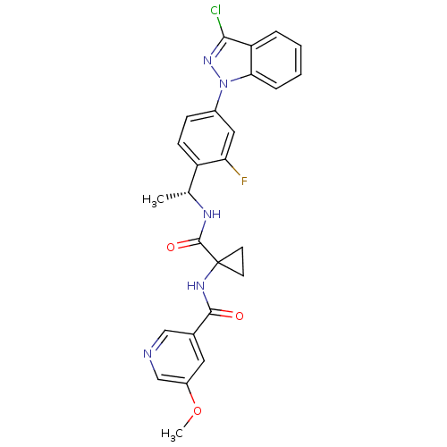 Chemical structure of BindingDB Monomer ID 50347377