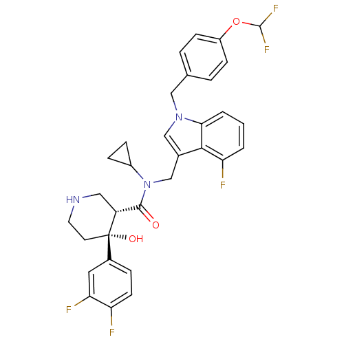 Chemical structure of BindingDB Monomer ID 50355516