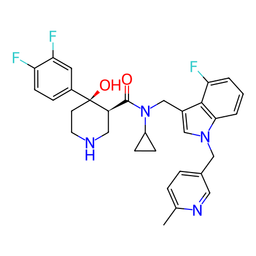 Chemical structure of BindingDB Monomer ID 50355521