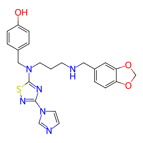 Chemical structure of BindingDB Monomer ID 50356489