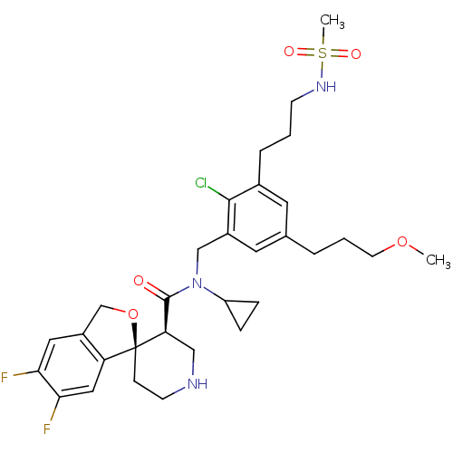 Chemical structure of BindingDB Monomer ID 50359193
