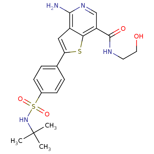 Chemical structure of BindingDB Monomer ID 50361822