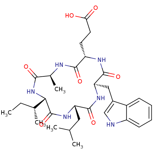 Chemical structure of BindingDB Monomer ID 50368323