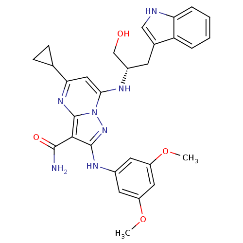 Chemical structure of BindingDB Monomer ID 50375361