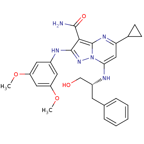 Chemical structure of BindingDB Monomer ID 50375362