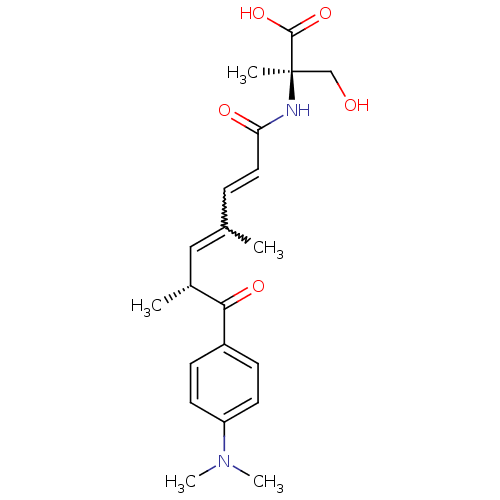 Chemical structure of BindingDB Monomer ID 50379297
