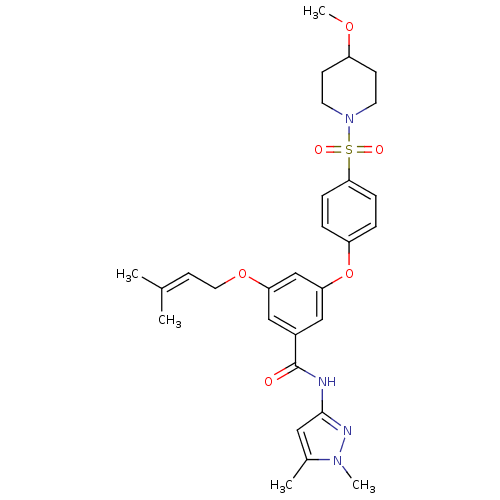 Chemical structure of BindingDB Monomer ID 50381635