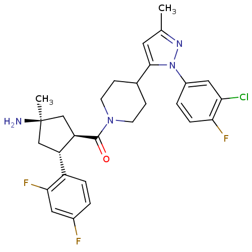Chemical structure of BindingDB Monomer ID 50383423