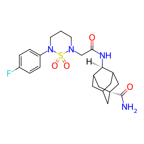 Chemical structure of BindingDB Monomer ID 50384534