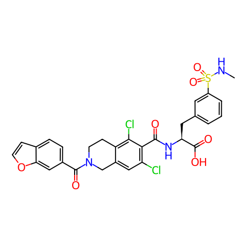 Chemical structure of BindingDB Monomer ID 50386340
